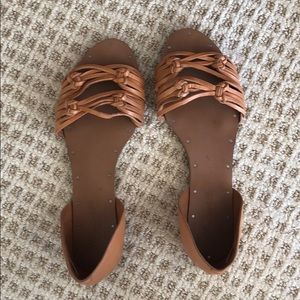 Madewell leather flats size 8